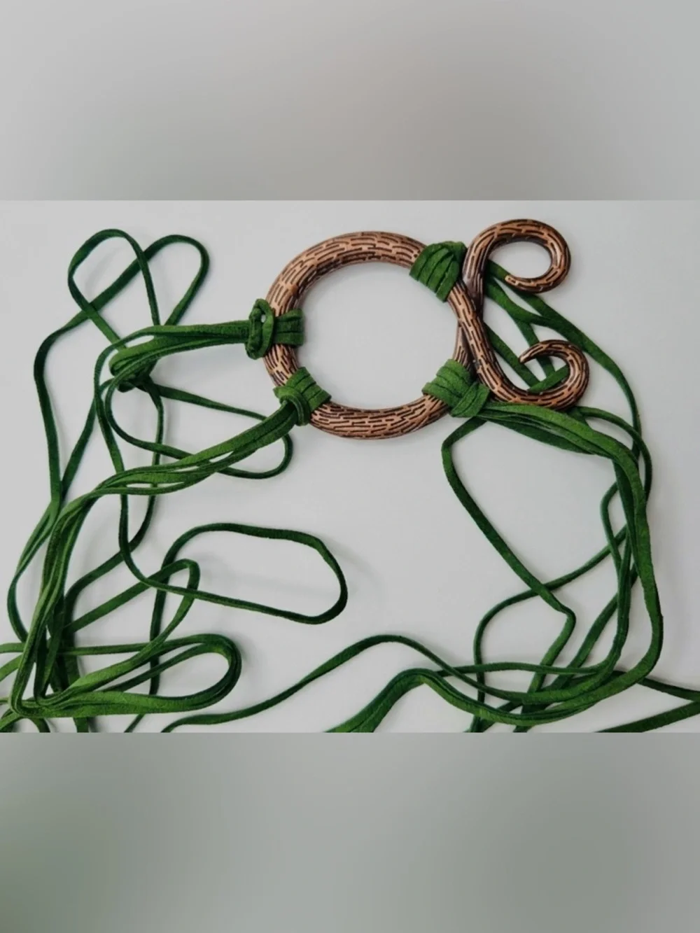Faux Suede Wrap Bohemian Knotted Rope Waist Belt – Nordic / Viking Inspired